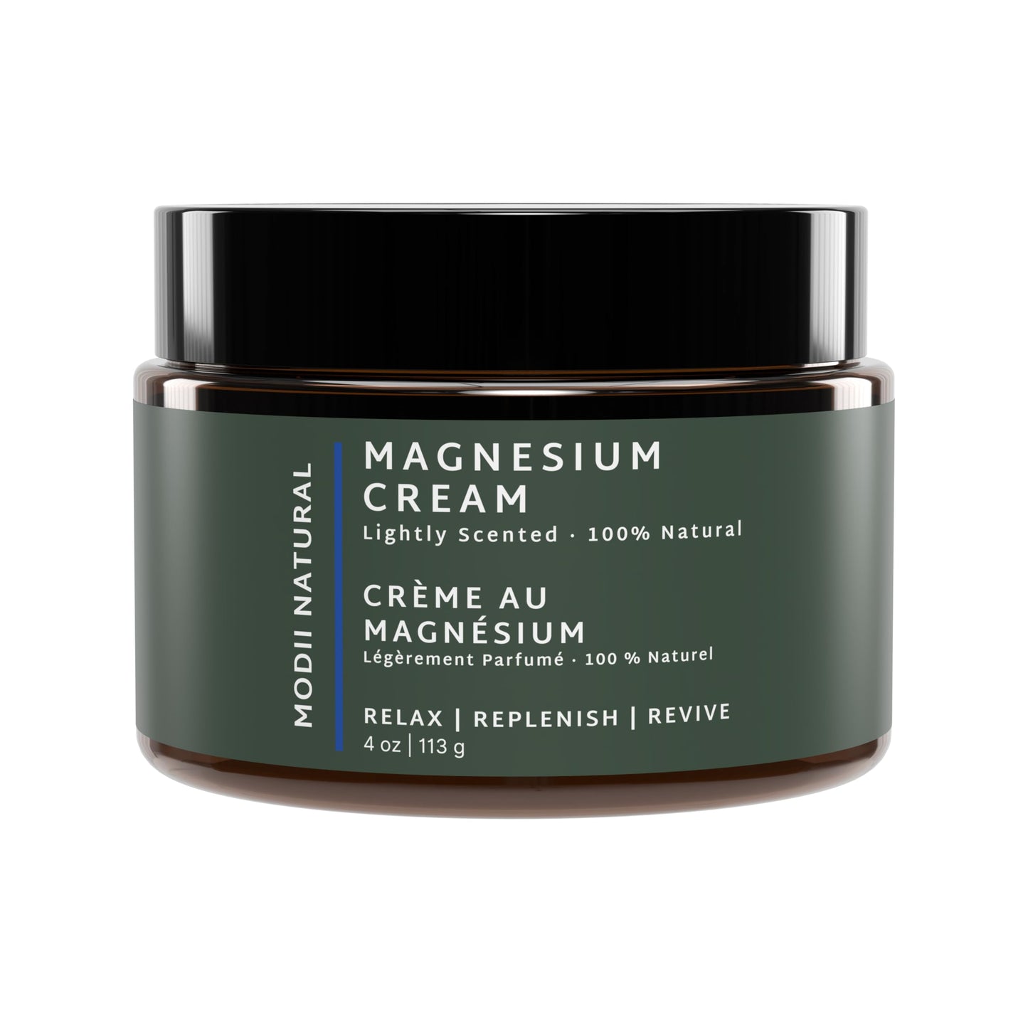 MODII Natural Magnesium Body Cream – Lemongrass – 113g (4 oz)