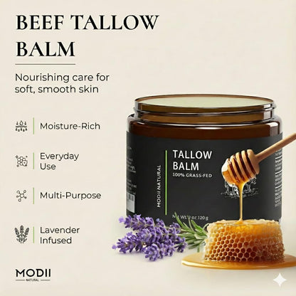 MODII Natural Handmade Tallow Balm – Lavender – 120g